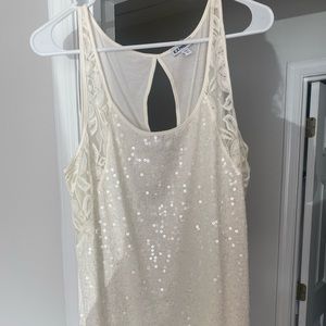 Express sequin tank